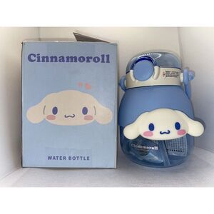 Cinnamoroll‎ Sanrio Water Bottle With Strap Large Size Tritan Blue Kawaii 1050oz